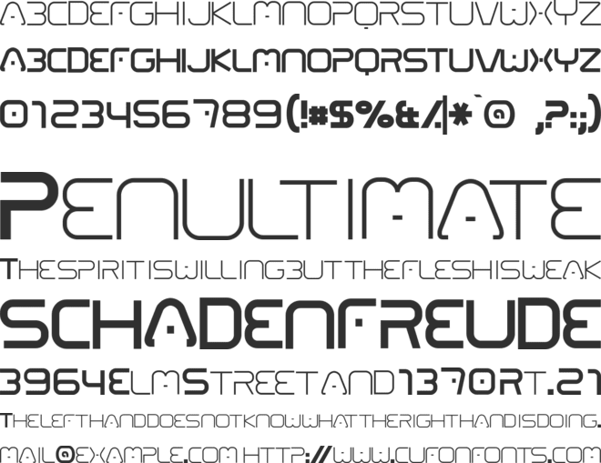 01 Digitall font preview