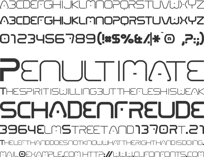 01 Digitall font preview
