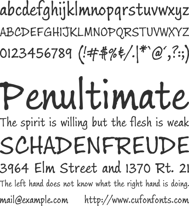 Ink Journal font preview
