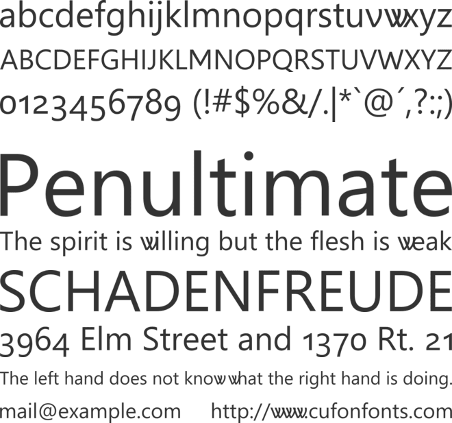 Spaniard font preview