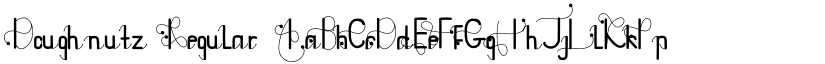 Doughnutz Regular font