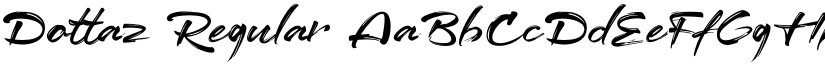 Dottaz Regular font