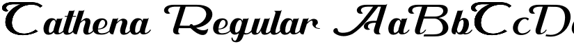 Cathena Regular font