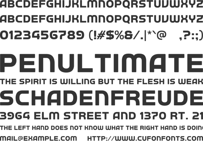 a Autobus Omnibus font preview
