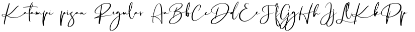 Katampi pisan Regular font