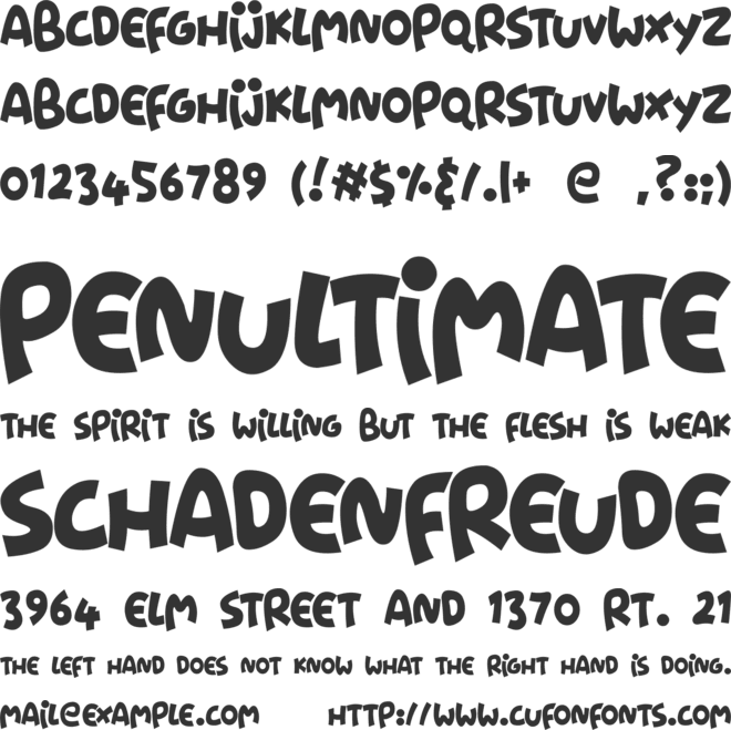 Pumpkin Soup font preview