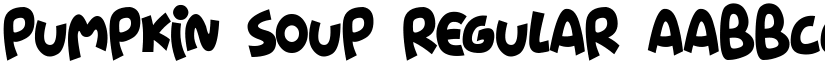 Pumpkin Soup Regular font