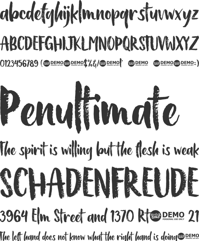 Bellanovie font preview