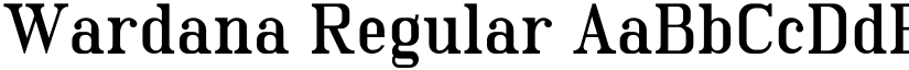 Wardana Regular font