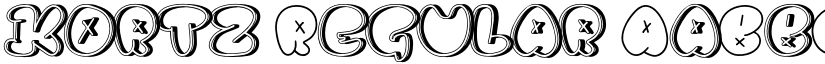 kortz Regular font
