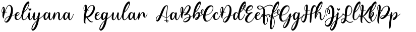 Deliyana font download