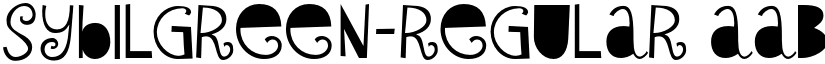 SybilGreen-Regular font
