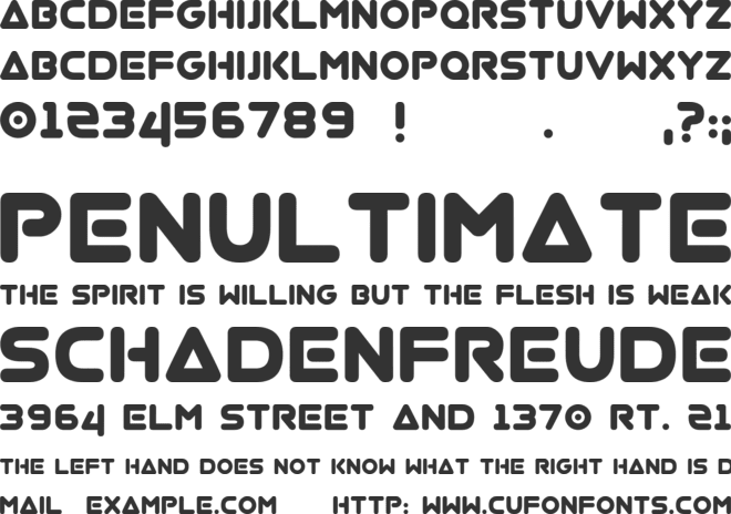 Virgo.01 font preview