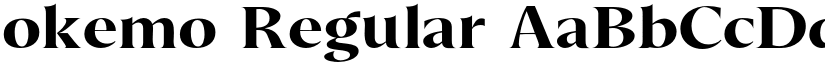 okemo Regular font