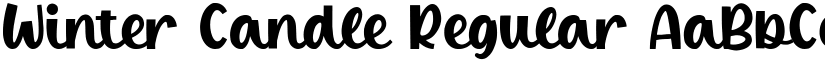 Winter Candle Regular font