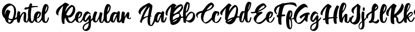 Ontel Regular font
