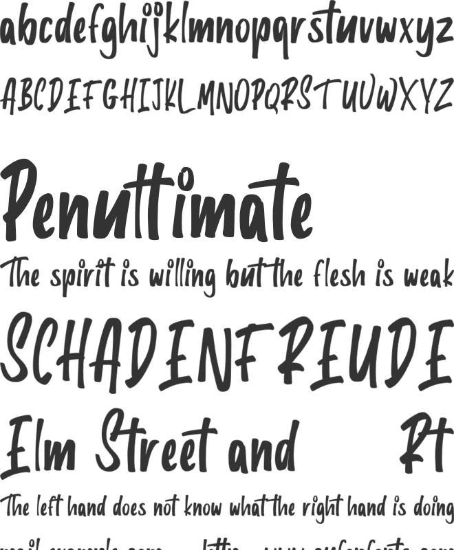 Wonderful Jungle FREE font preview