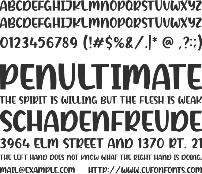 ICEBOLD font preview
