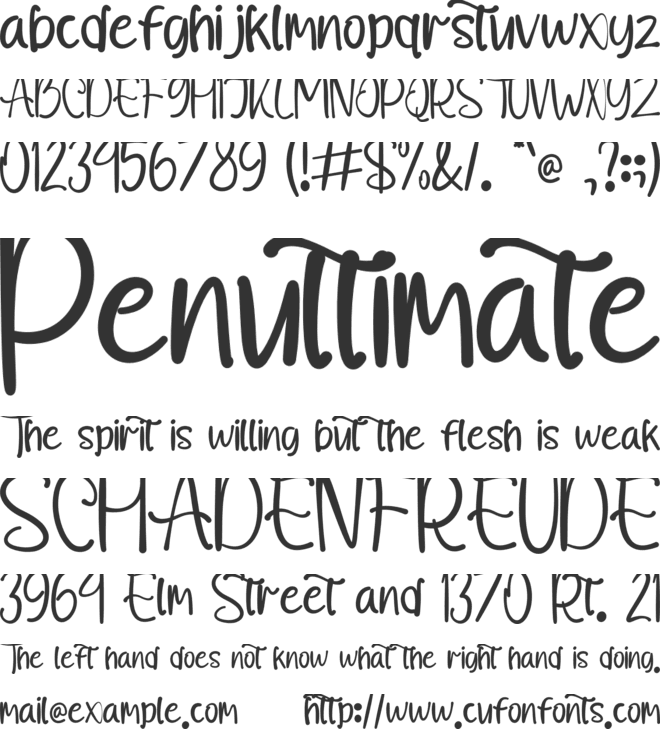 Halloge font preview