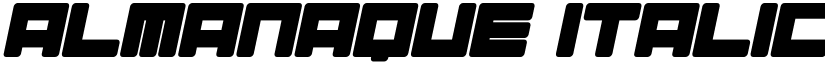 Almanaque Italic font