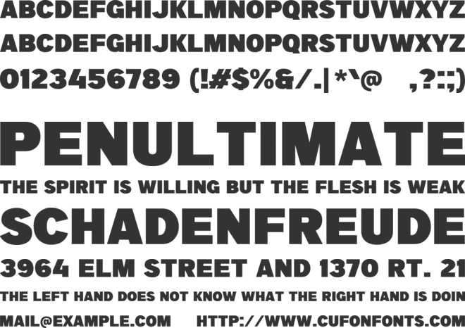 a Big Deal font preview