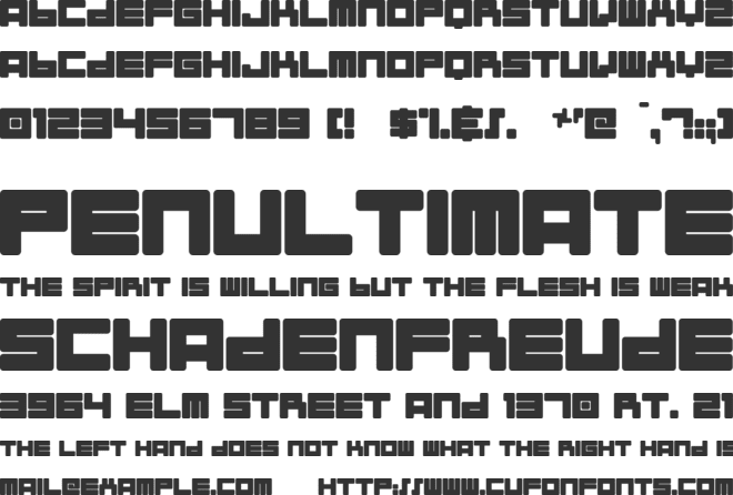 Almanaque font preview