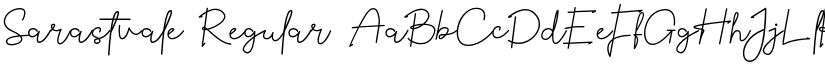Sarastvale Regular font