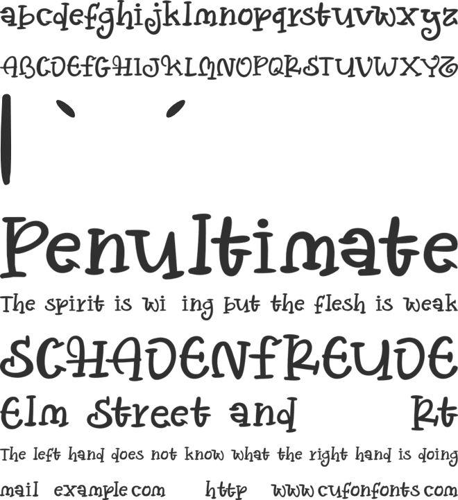 vallenia font preview