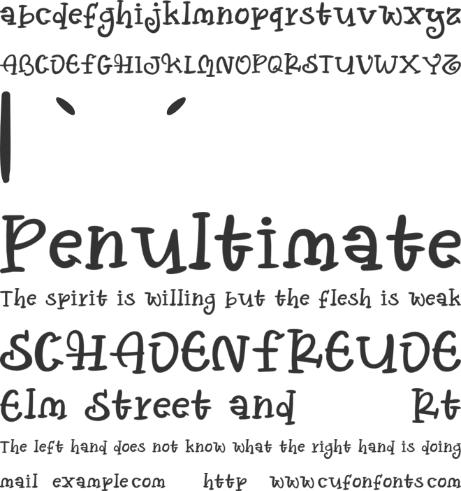 vallenia font preview