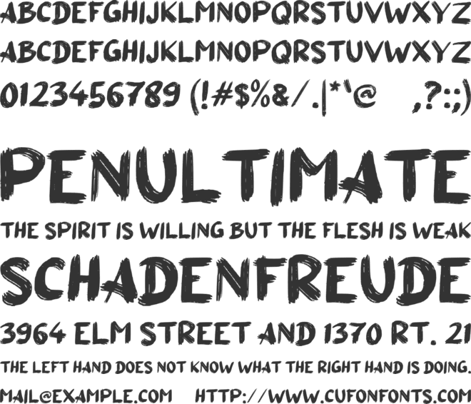 a Aksi Mosi font preview