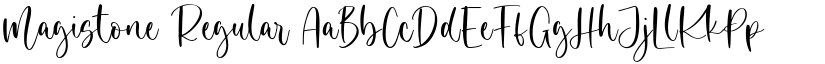 Magistone Regular font