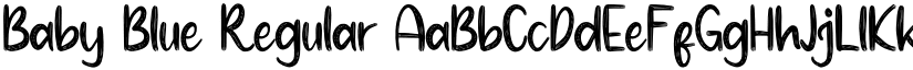 Baby Blue Regular font