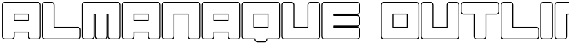 Almanaque Outline font