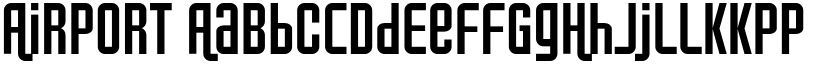 Airport font
