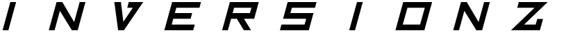 Inversionz Unboxed Italic font