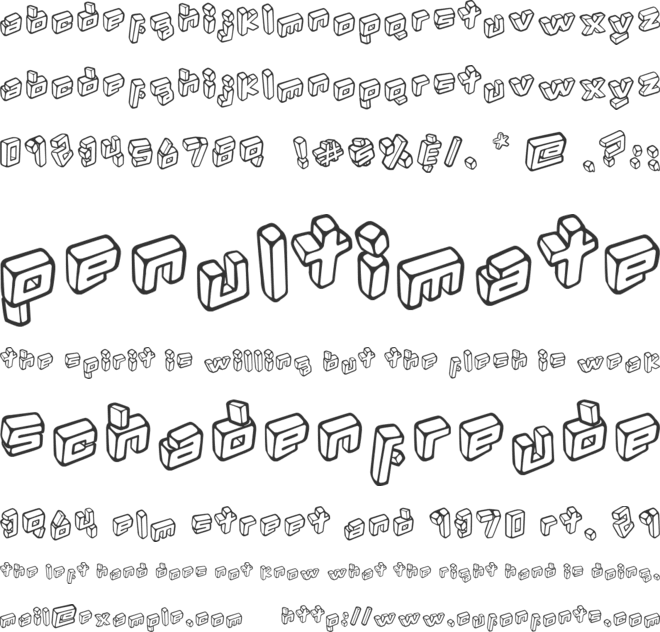 Kotak font preview