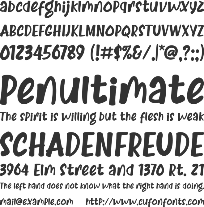 Brandon Bromley font preview