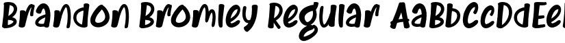 Brandon Bromley Regular font