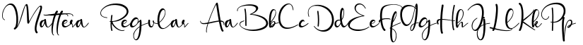 Mattera Regular font