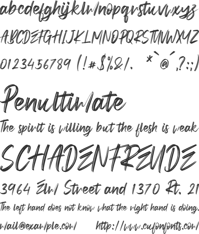 Twice Spoiller - Personal Use font preview