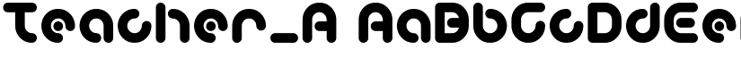 Teacher_A font