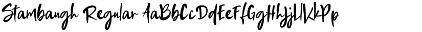Stambaugh font download