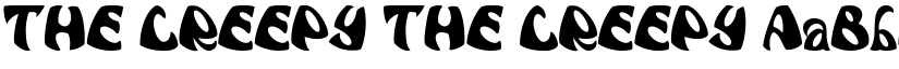 THE CREEPY font download