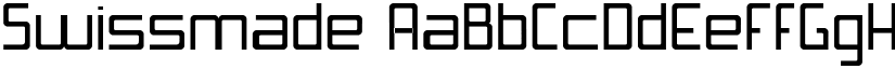 Swissmade font