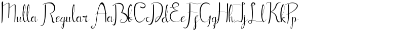 Mulla Regular font