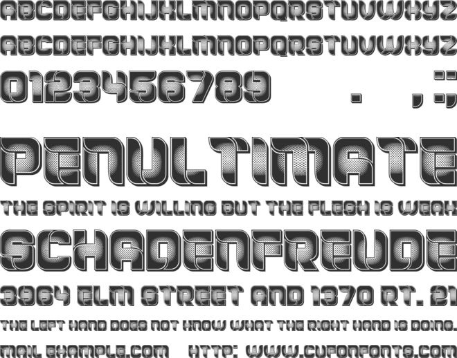 Seal font preview