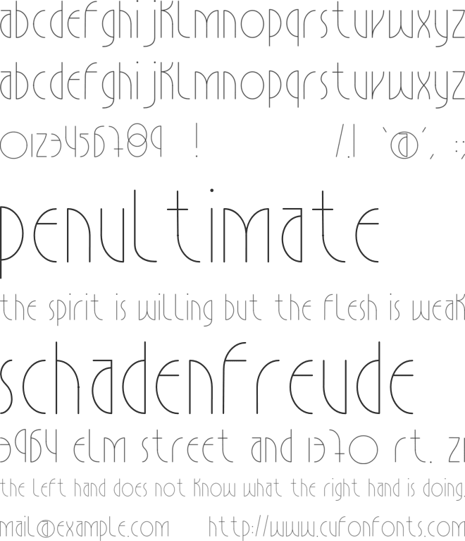 Estilistica font preview