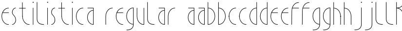 Estilistica Regular font