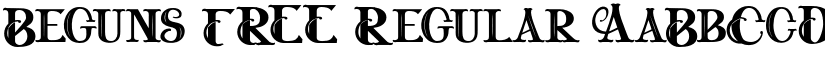 Beguns FREE Regular font