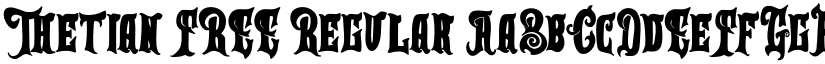 Thetian FREE Regular font